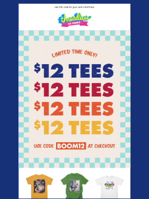 Threadless - 🔓 Access to $12 Tees: GRANTED