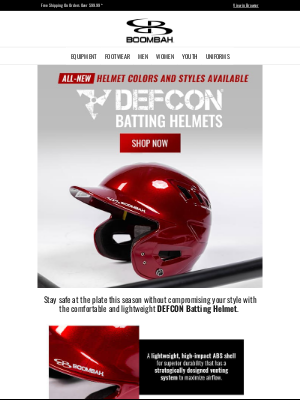Boombah, Inc. - Fresh Colors, Same Tough Protection – New Batting Helmets are Here!