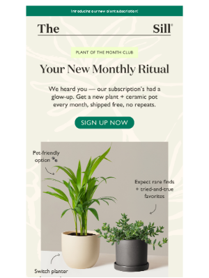 The Sill - 🌟 Meet the all-new Plant Club 🌟