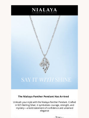 Nialaya Jewelry - New Arrivals | Panther Pendants + Mariner Chains