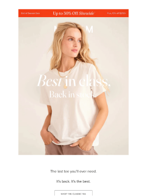 Naadam - Restocked: Your favorite tee