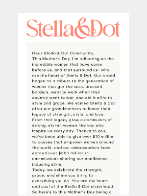 Stella & Dot - To the strength in women