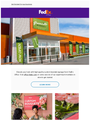 FedEx - Cutting edge custom signage