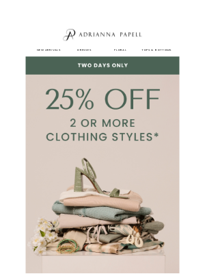 Adrianna Papell - 25% Off The Easiest Work & Weekend Wardrobe You'll Ever Have