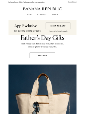 Banana Republic USA - For all the dads in your life