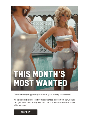 SKIMS - This Month’s Most Wanted