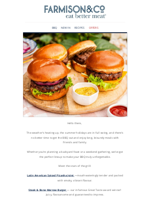Farmison & Co - The heat is on — time to fire up the BBQ!