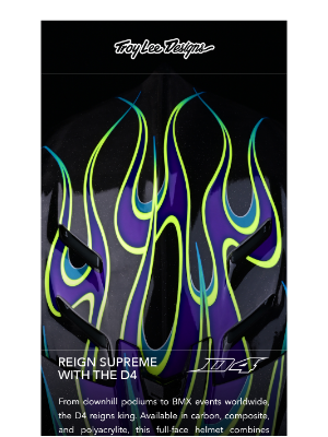 Troy Lee Designs - D4: The King of Downhill and BMX