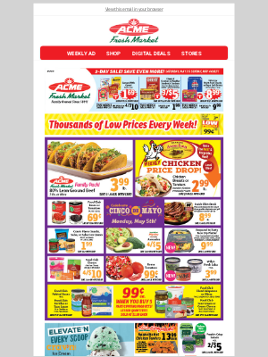 Acme Fresh Market - 2-Day Sale and More SAVINGS This Week!