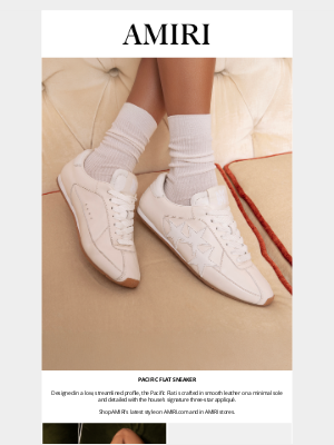 Amiri Johnson - Discover the Pacific Flat Sneaker