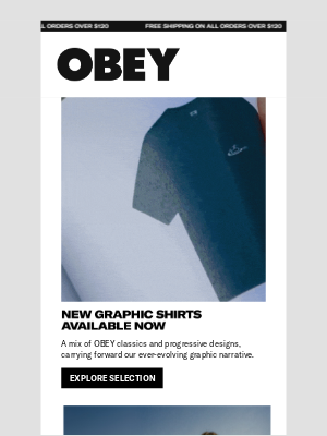 OBEY Clothing - New Graphic Shirts