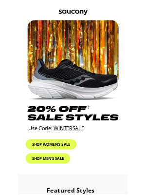 Saucony - Final Day to Save: Up to 60% off with code applied