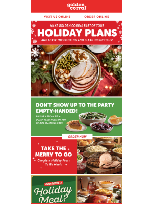 Golden Corral - Holiday Favorites, Ready When You Are