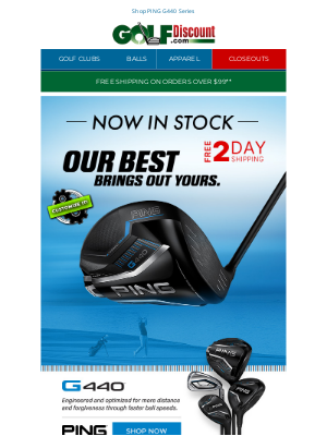 GolfDiscount.com - PING G440 Woods & Irons Now In Stock!