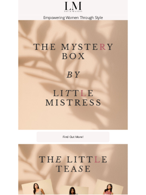 LittleMistress - The Little Drop - A MYSTERY BOX by Little Mistress! 💥✨