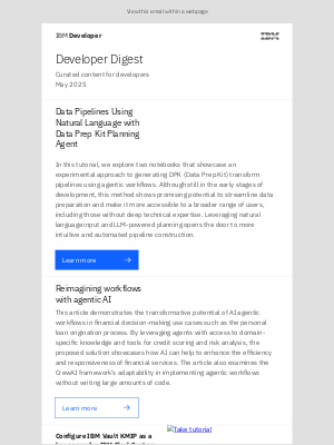 IBM - ⚙️Are you prepared for generative AI and agentic workflows?