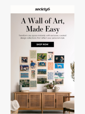 Society6 - Just Launched: New Collage Sets