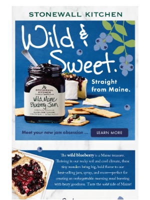 Stonewall Kitchen - One berry. Two berry. Pick us a blueberry!