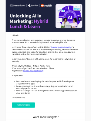 App Annie - Unlock AI in Marketing - Live Event