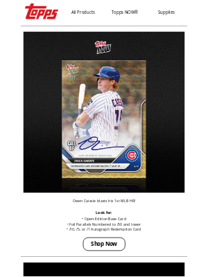 The Topps Company - New MLB & Premier League Topps NOW®!