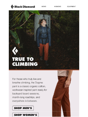 Black Diamond Equipment - New Drop: The Dogma Pant