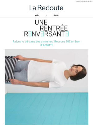 La Redoute (France) - Échange vêtements contre bon d'achat 👏