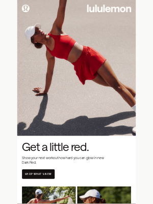 Lululemon - New Dark Red styles are feeling fierce