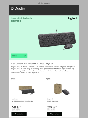 Dustin (Denmark) - Den perfekte kombination af tastatur og mus
