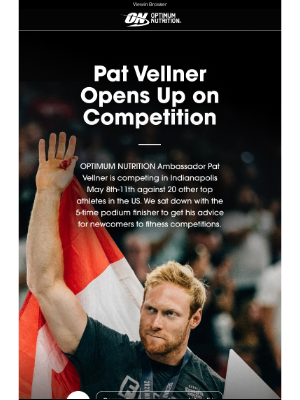 Pat Vellner’s Fitness Competition Tips 📝