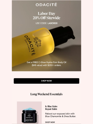Odacité - 🔓VIP Access: Labor Day Sale