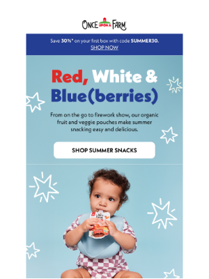 Stars, Stripes & Snacks! 🫐🍓