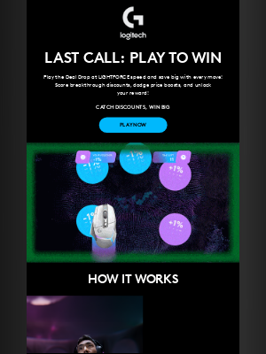Logitech - Last chance to play & earn higher savings with our Deal Drop…