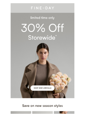Fine Day (Australia) - 30% OFF Storewide*