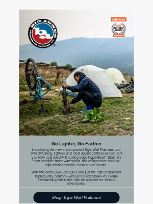 Big Agnes - Meet The Tiger Wall Platinum