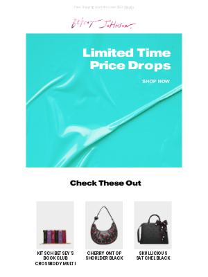 Betsey Johnson - Price Drops This Way →