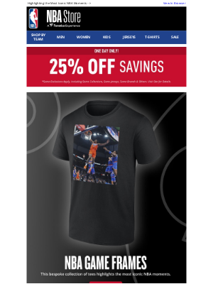 Los Angeles Lakers - This Month's NBA Game Frames Tee!