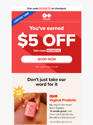 O Positiv - Here's $5 (no, really)