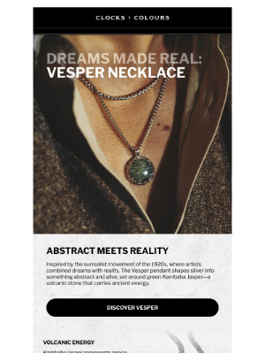 Clocks and Colours - Dreams Meet Reality: Vesper Necklace