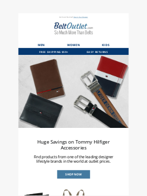 BeltOutlet.com - Huge Savings on Tommy Hilfiger Accessories