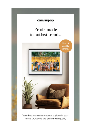 CanvasPop - The kind of art they’ll treasure. 🤗
