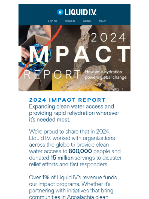 Liquid I.V. - Our 2024 Impact Report