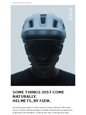 BROOKS ENGLAND - Some things just come naturally. Helmets, by fizik.