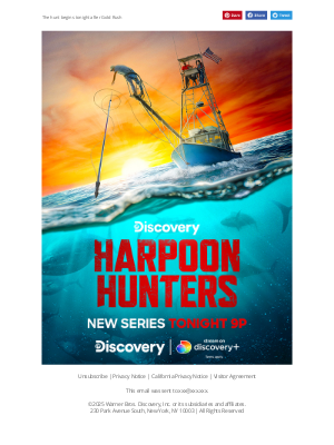 Discovery Channel - Harpoon Hunters Season Premiere TONIGHT 9p 🐟