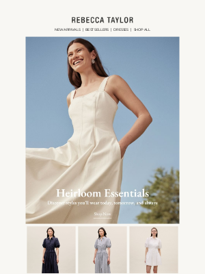 Rebecca Taylor - SHOP HEIRLOOM ESSENTIALS