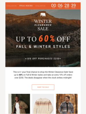 Normal Brand - [Ends at Midnight] Up to 60% off Winter Clearance Sale