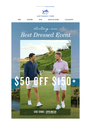 Southern Tide - Best dressed—and $50 off?