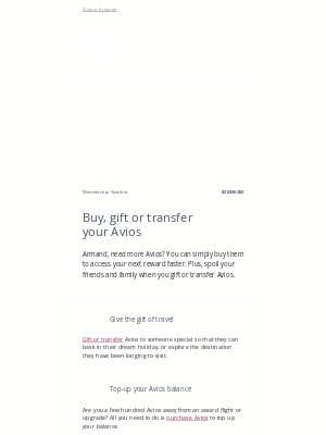 Qatar Airways - Armand, treat yourself or your loved ones to more Avios