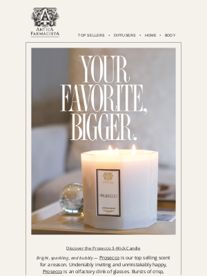 Antica Farmacista - Your favorite scent, in our biggest candle yet.