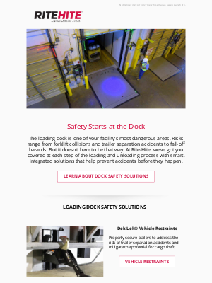 Rite-Hite - Don't Let Your Loading Dock Be a Safety Hazard