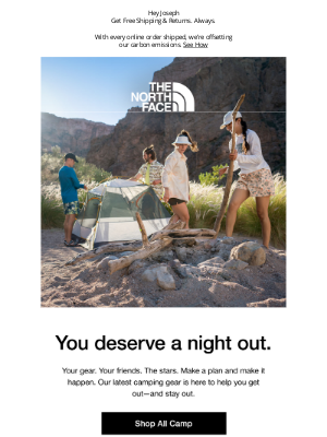 The North Face - Set your sites on our latest camping gear